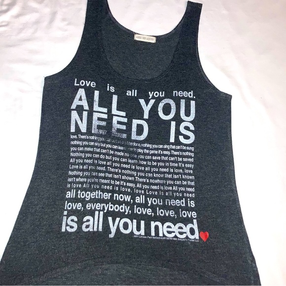 The Beatles All You Need Is Love tank top - Picture 2 of 9